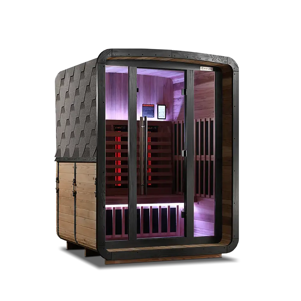 Revel Luna 3 Person Infrared Cabin Sauna - Next Gen - Image 10