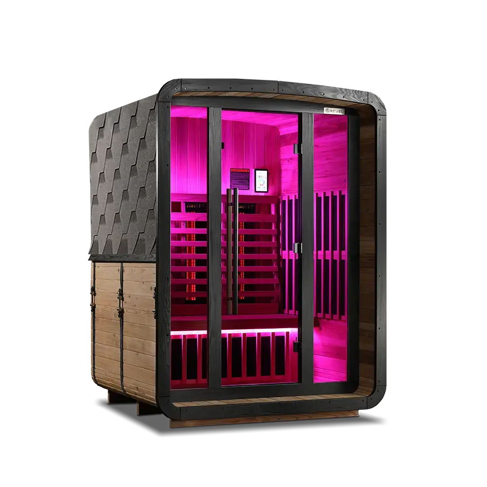 Revel Luna 3 Person Infrared Cabin Sauna - Next Gen - Image 12