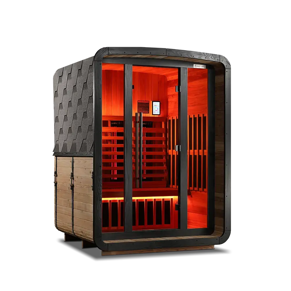 Revel Luna 3 Person Infrared Cabin Sauna - Next Gen - Image 13