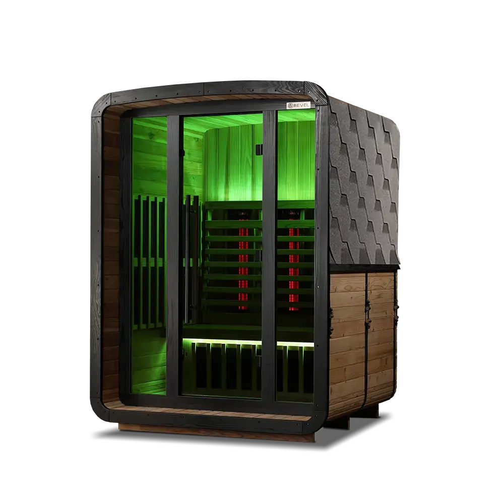 Revel Luna 3 Person Infrared Cabin Sauna - Next Gen - Image 14