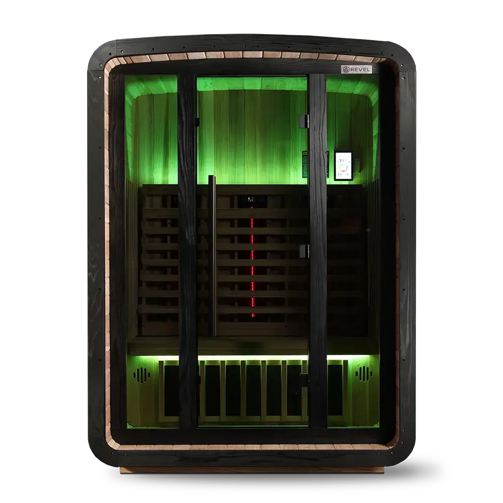 Revel Luna 3 Person Infrared Cabin Sauna - Next Gen - Image 15