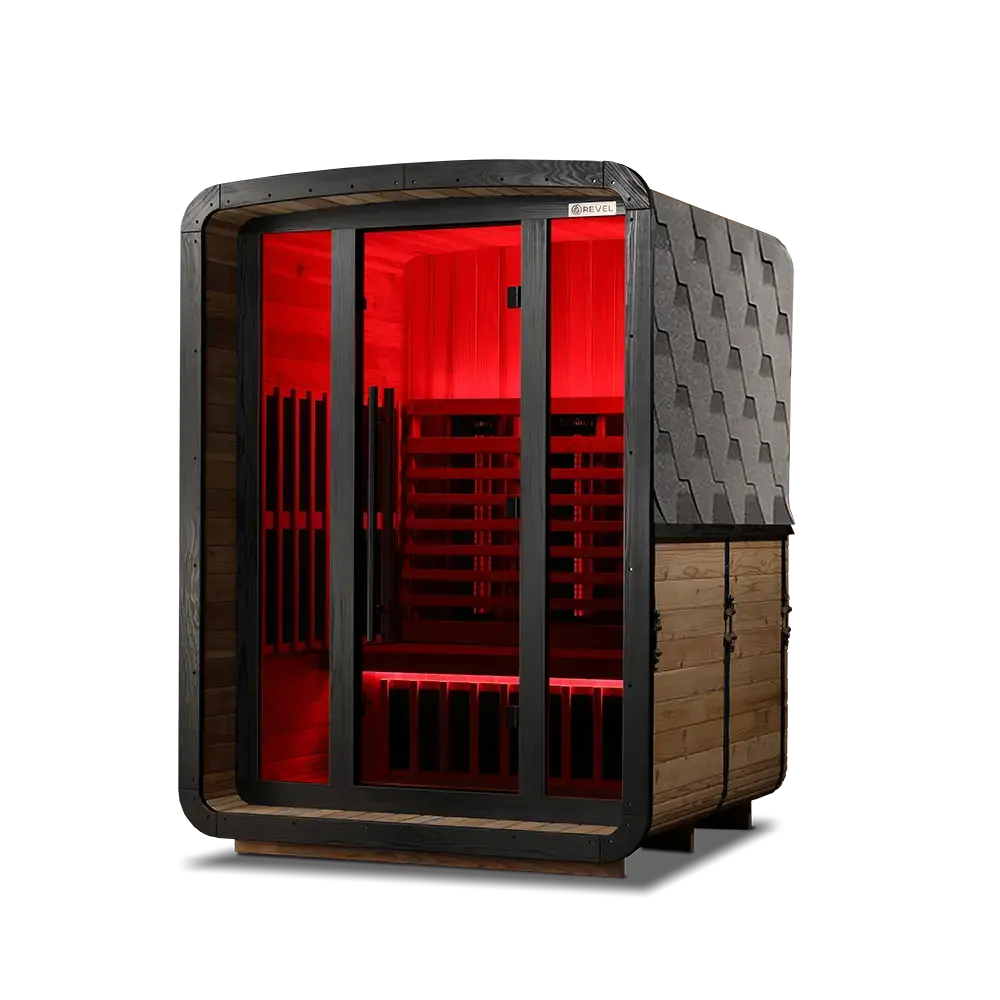 Revel Luna 3 Person Infrared Cabin Sauna - Next Gen - Image 23