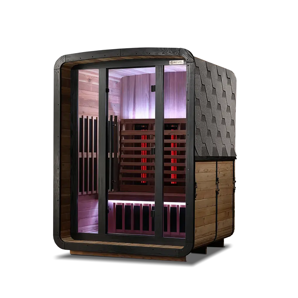 Revel Luna 3 Person Infrared Cabin Sauna - Next Gen - Image 25