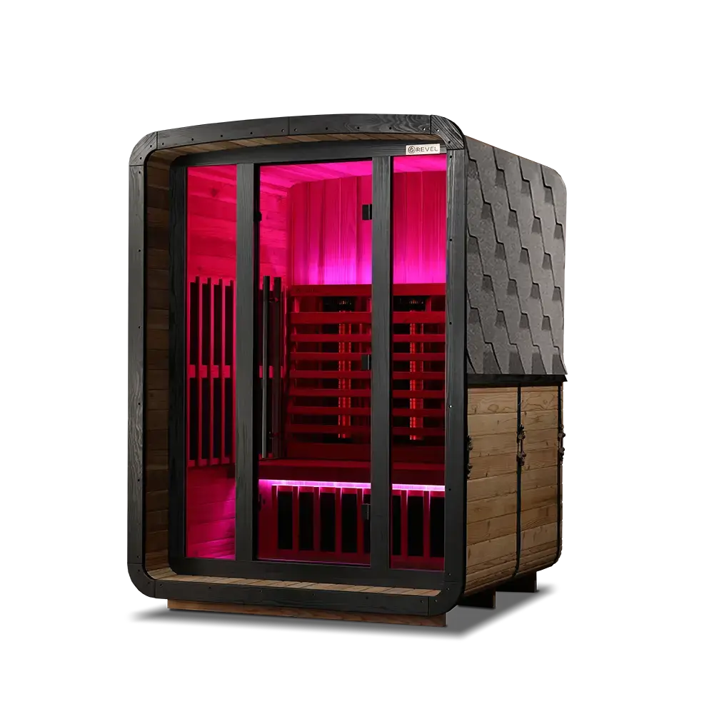 Revel Luna 3 Person Infrared Cabin Sauna - Next Gen - Image 26