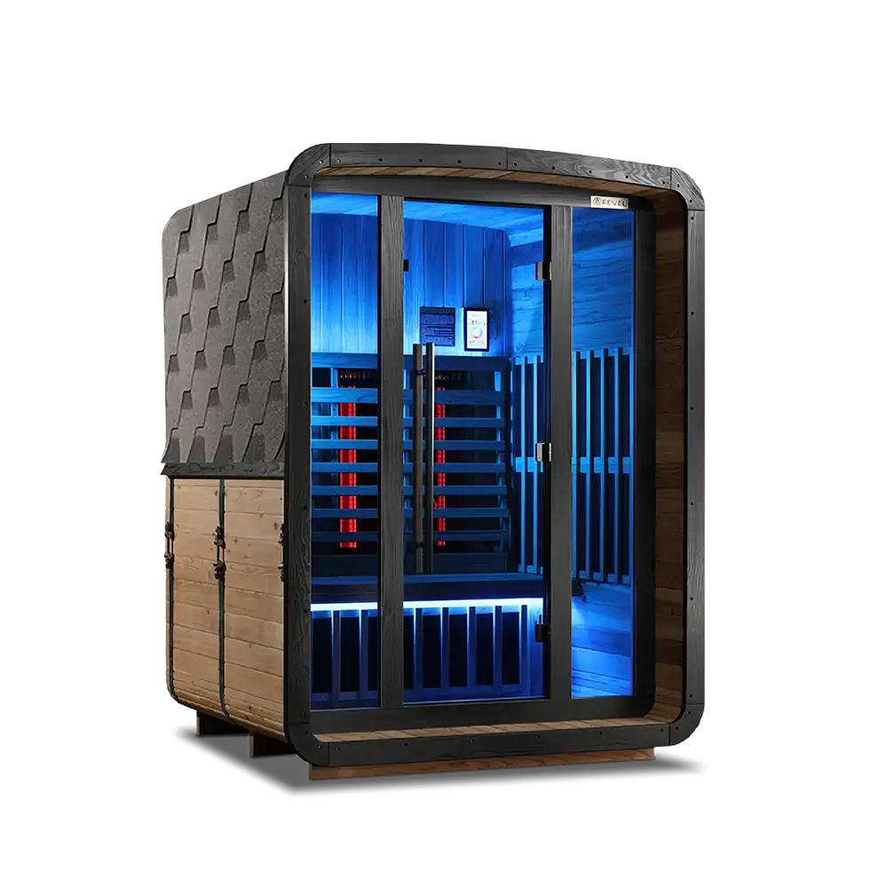 Revel Luna 3 Person Infrared Cabin Sauna - Next Gen - Image 9