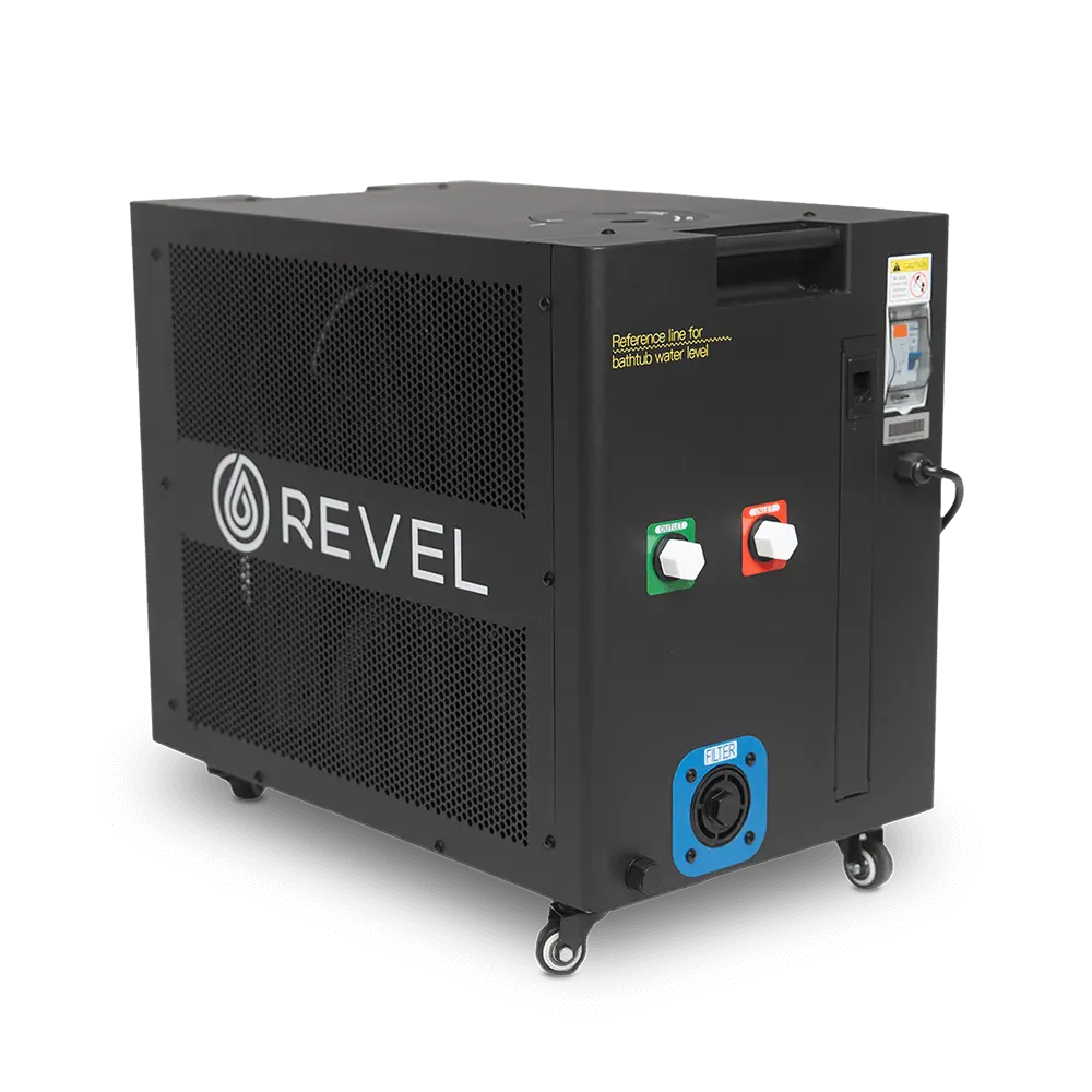 Revel Luna 3P Infrared Cabin Sauna with Glacier Solo Ice Bath and 1HP Chiller - Image 7