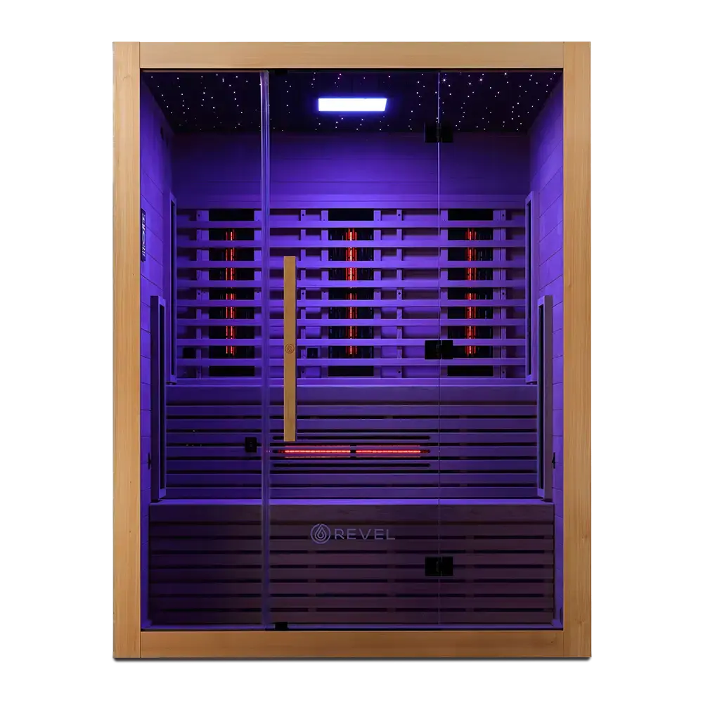 Revel NordicWave Infrared & Traditional Hybrid Sauna - Next Gen - Image 11