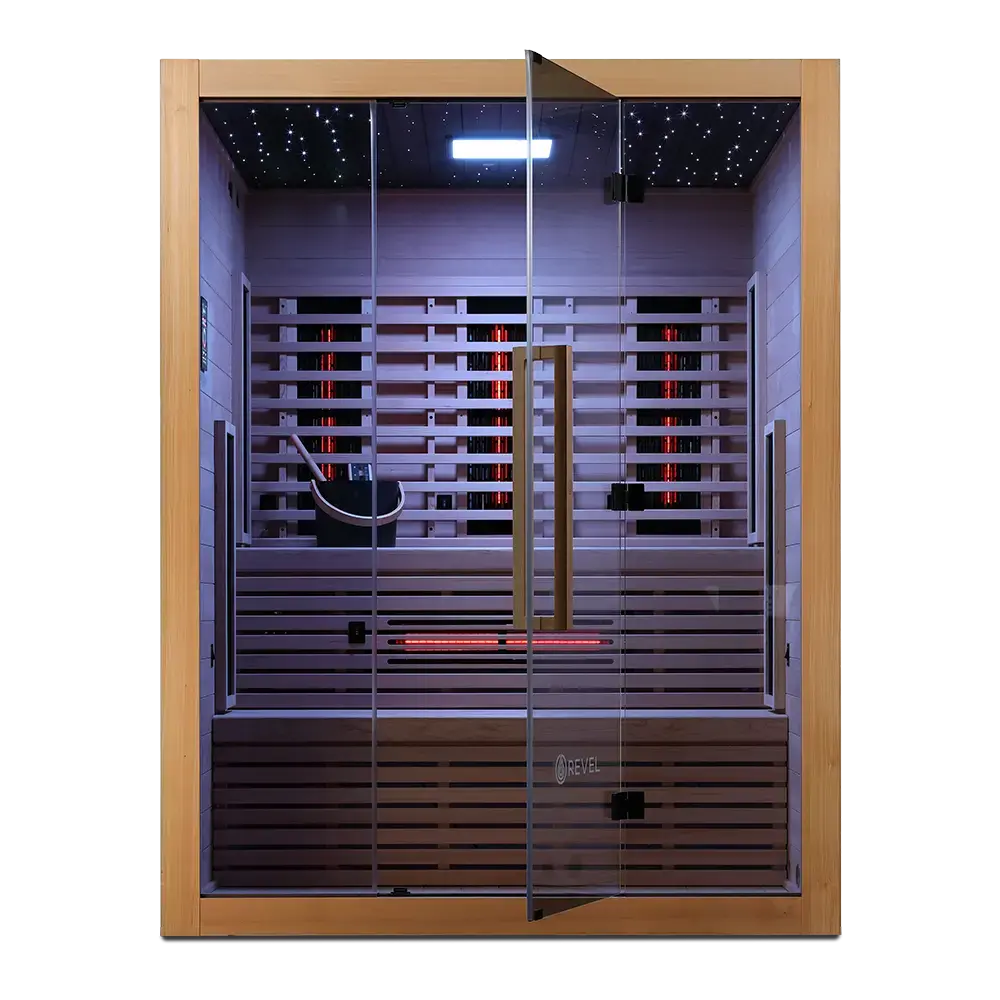 Revel NordicWave Infrared & Traditional Hybrid Sauna - Next Gen - Image 13
