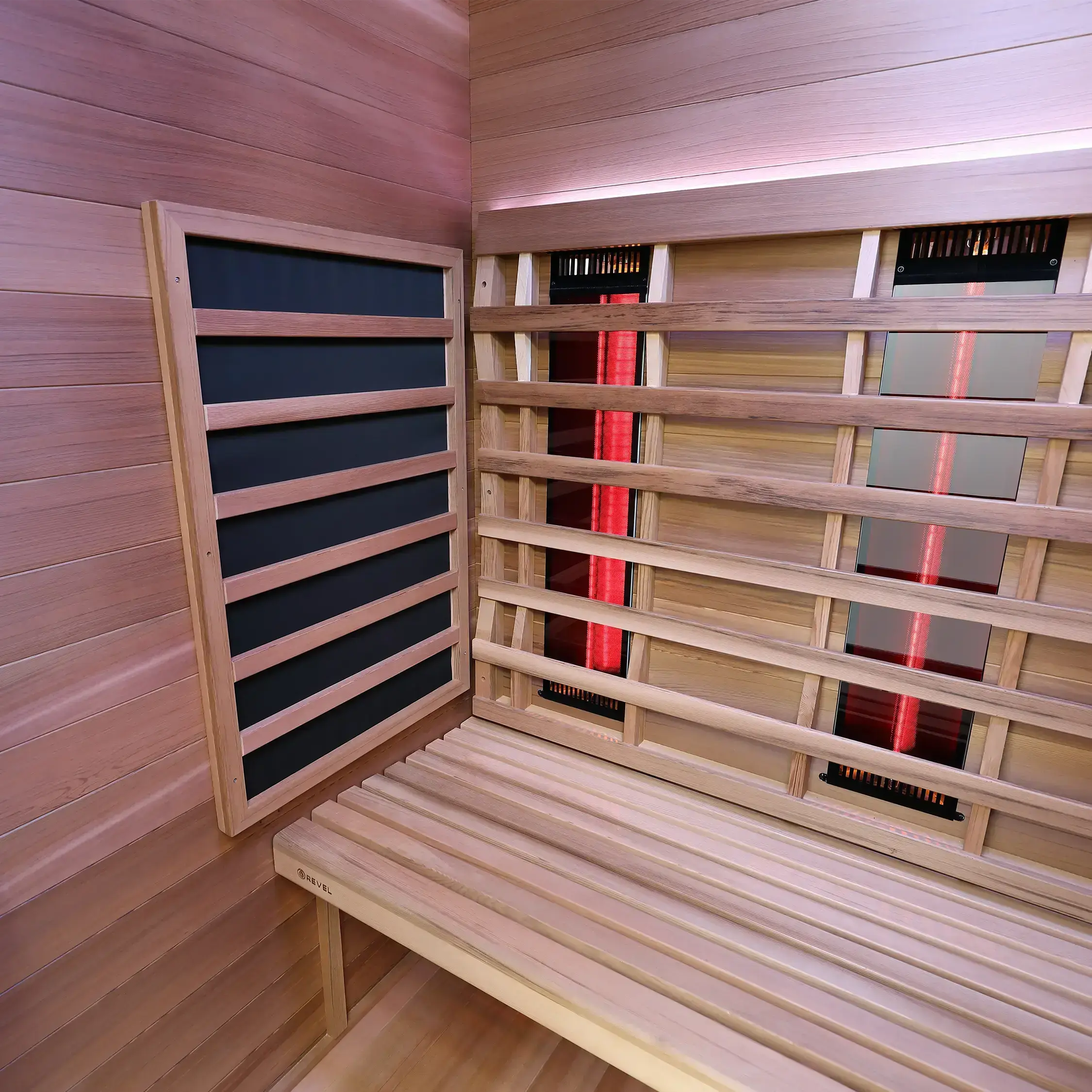 Revel Nova (Gen 1) - 3 Person Full Spectrum Infrared Cedar Sauna - Image 14