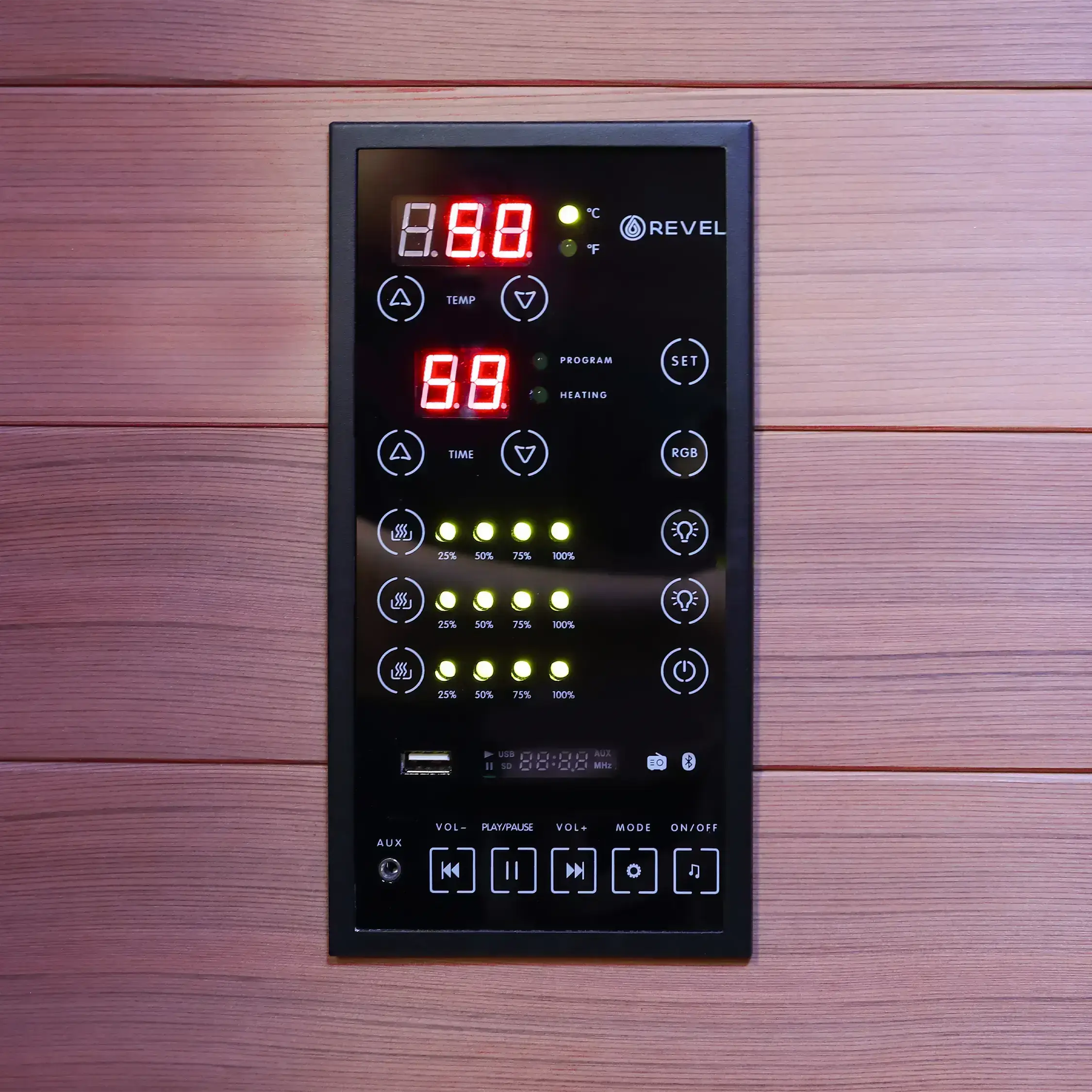 Revel Nova (Gen 1) - 2 Person Full Spectrum Infrared Cedar Sauna - Image 14