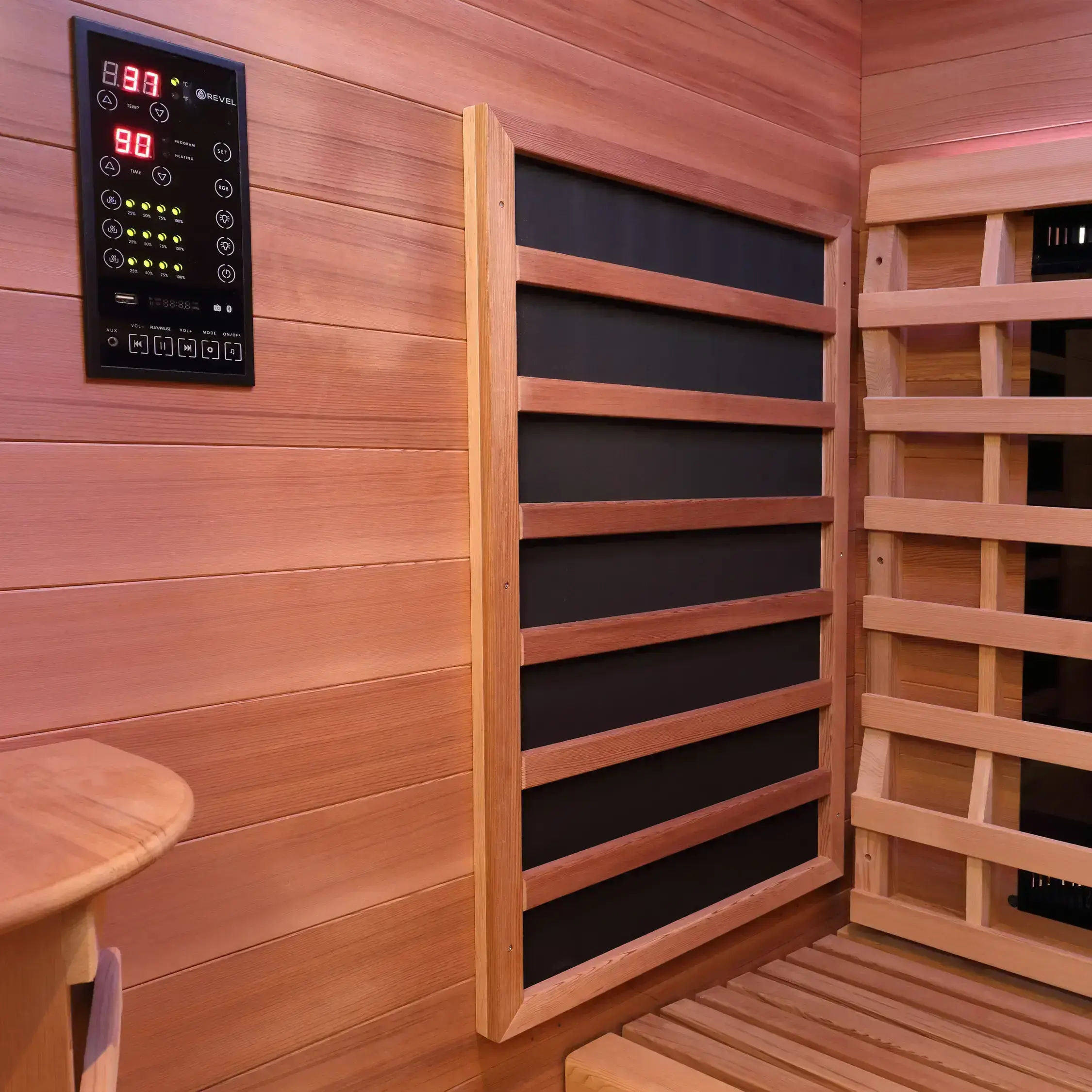 Revel Nova (Gen 1) - 2 Person Full Spectrum Infrared Cedar Sauna - Image 15