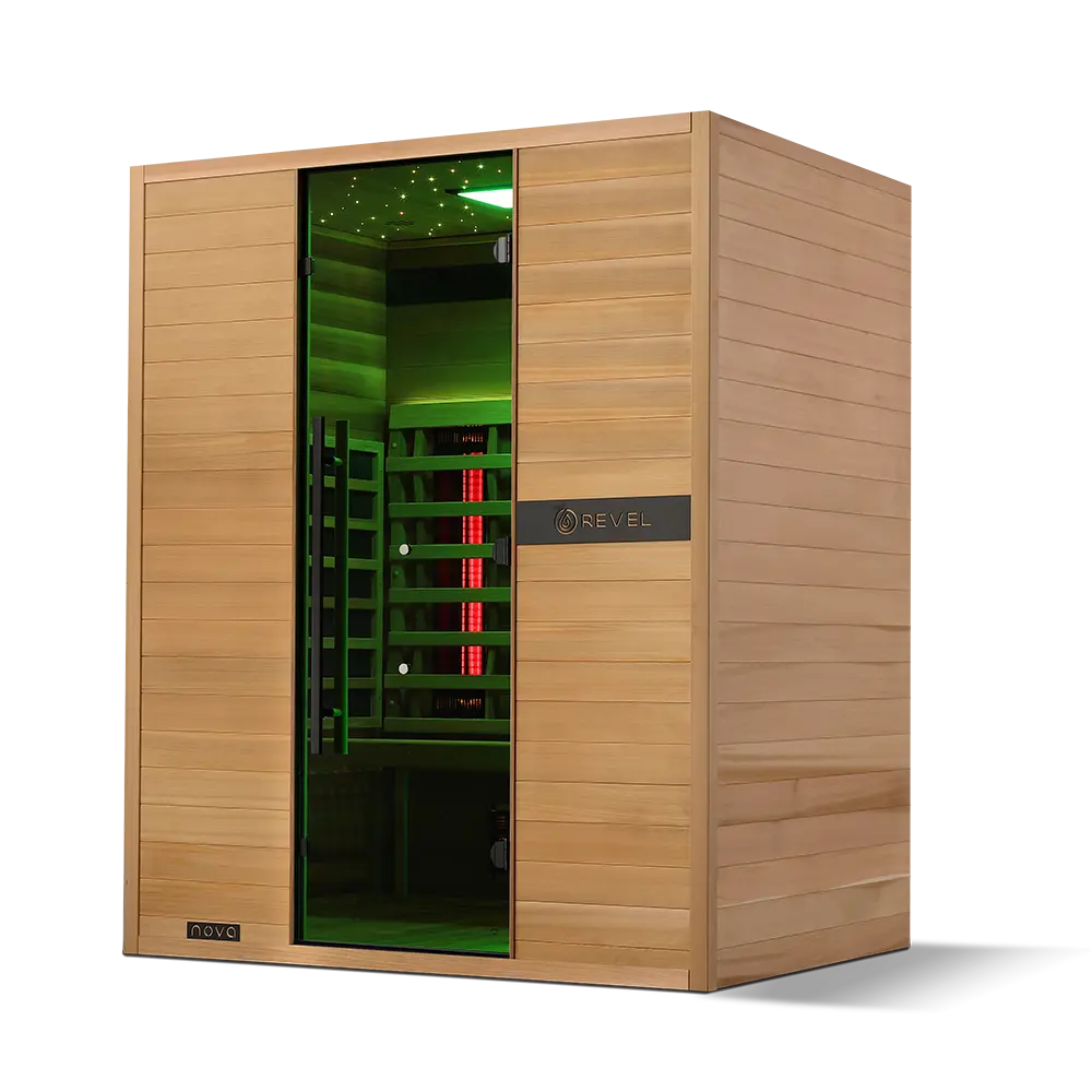 Revel Nova 3 Person Full Spectrum Infrared Sauna - Next Gen - Image 3