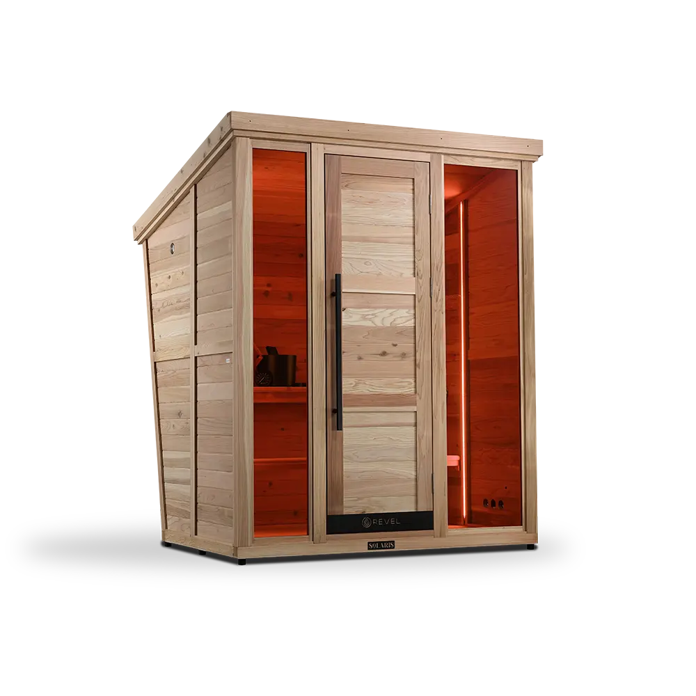 Revel Solaris (Gen 1) - 4 Person Traditional Outdoor Cabin Sauna - Image 13