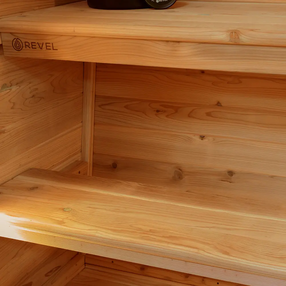Revel Solaris (Gen 1) - 4 Person Traditional Outdoor Cabin Sauna - Image 22