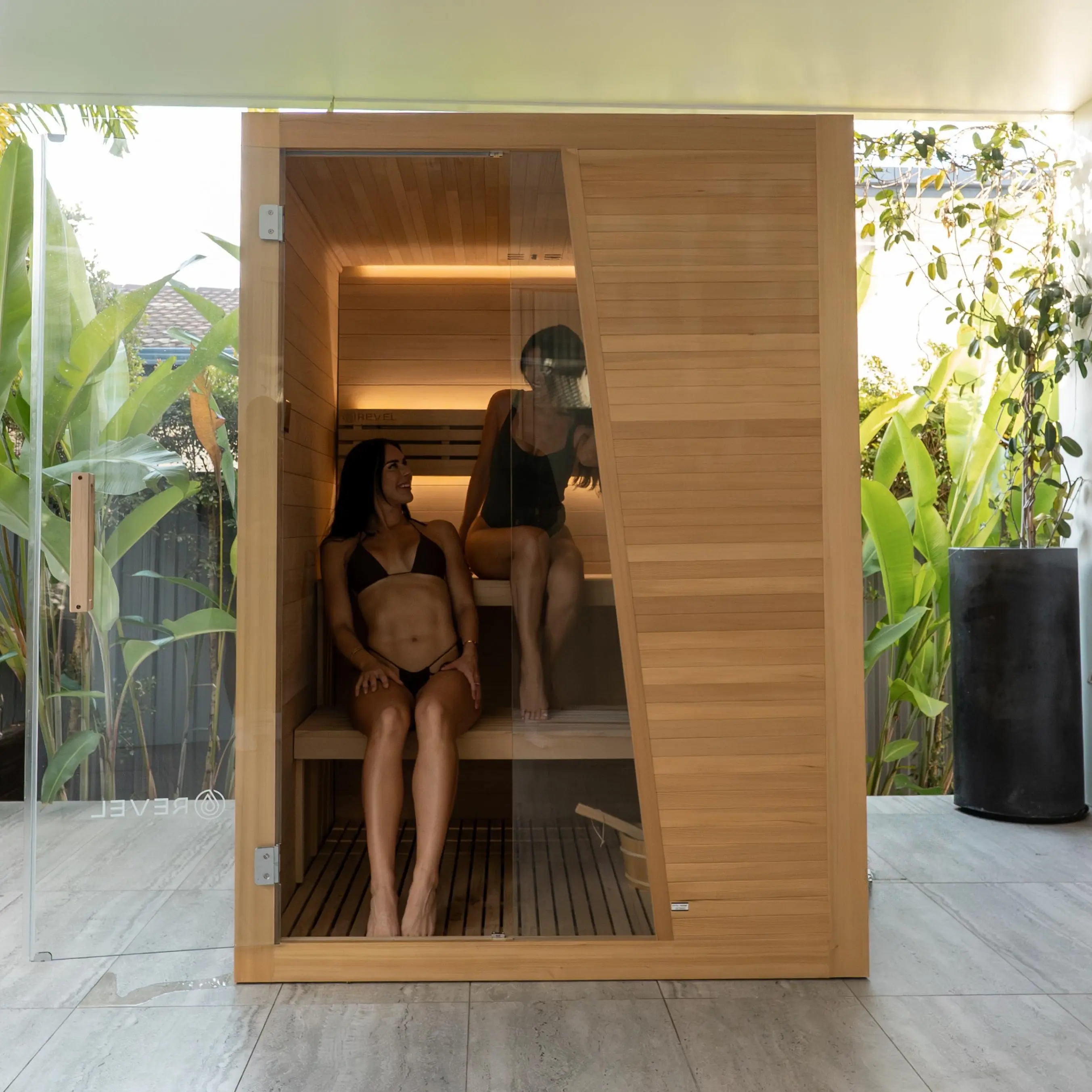 Revel Tampere (Gen 1) - 4 Person Double Tier Traditional Finnish Sauna - Image 5