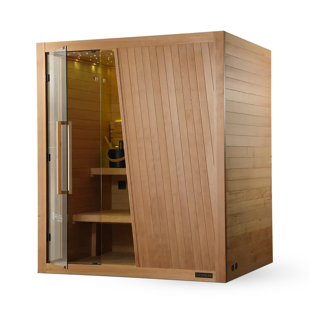 Revel Tampere 4 Person Traditional Finnish Sauna - Next Gen - Image 25