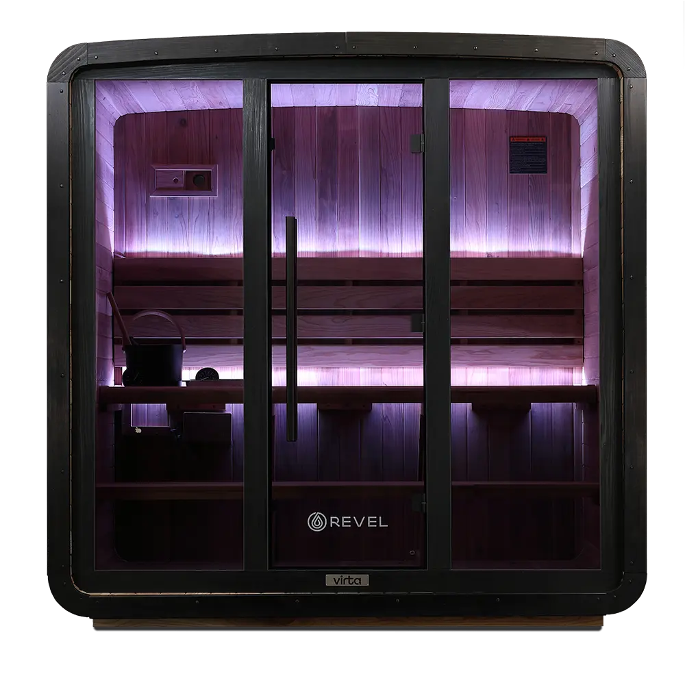 Revel Virta 4P Traditional Cabin with Glacier Duo Ice Bath and 1HP Chiller - Image 3